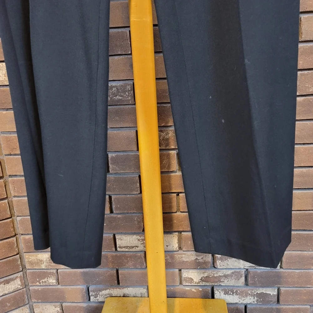 BCBGMAXAZRIA black cropped trousers dress pants zip close NWT 14